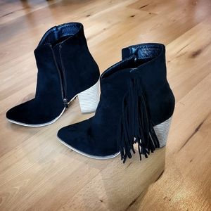 Like New Black Booties- Beast Fashion ... wore 1x